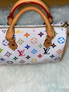Louis Vuitton Multicolor White Handbag